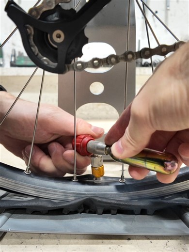 Instant Bike Tire Inflation Tool for Cyclists