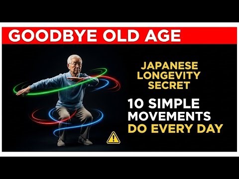 Japanese Longevity Secret: 10 Simple Movements Seniors Do Every Day