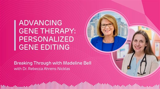 Advancing Gene Therapy: Personalized Gene Editingwith Dr. Rebecca Ahrens-Nicklas