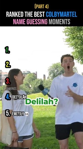 Ranked The best Colbymartel name guessing Moments (Part 4)