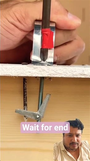 its a great tips for How to install PVC anchors in gypsum board#woodworking #diy #shorts