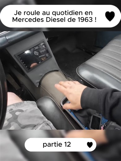 Je roule au quotidien en Mercedes Diesel de 1963 ! (12)