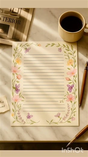 Beautiful floral page border designs for project file 🌸💐💐