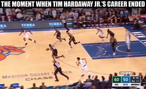 393K views · 1.8K shares | Giannis Antetokounmpo literally JUMPED OVER Tim Hardaway Jr.  | NBA Memes | Facebook