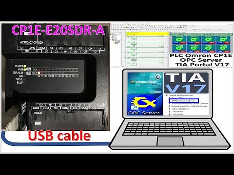 PLC Omron OPC Server connect with TIA Portal SCADA OPC Client