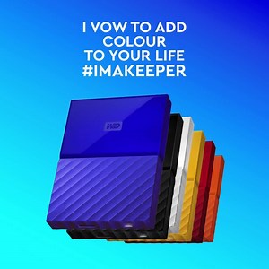 409K views · 18 reactions | WD My Passport promises to keep the colours always alive in your life. With 6 vibrant colours to sort your data, finding them becomes real easy. #IMAKEEPER | WD | Facebook