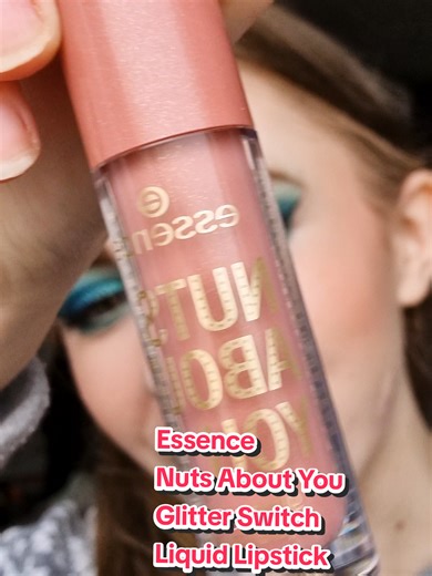 Now here is something truly magical: @essence.cosmetics Nuts About You Glitter Switch Liquid Lipstick! ✨️ What does that mean, you might ask? Well, it changes from a matte texture to a glittery one! It is literally magic to me! 🌟✨️ And the glitter doesn't feel coarse or sharp on the lips; this lipstick is mad comfortable! 🥰🩷 Plus, it is such a nice nude brown colour that suits everyone! 🤎 Now, this is quite similar to Wet n Wild's Mega Glitter Shimmer Liquid Lipsticks, but honestly, the more