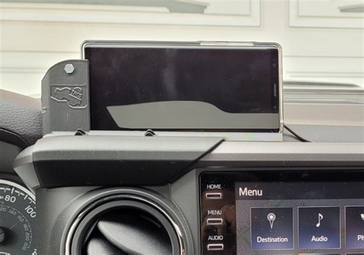 Toyota Tacoma 3rd Gen (2016-2023) Phone Mount With Cable Management - 3D Printed - Etsy