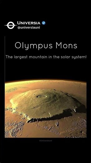 Olympus Mons: The Tallest Volcano in the Solar System 🌋🪐