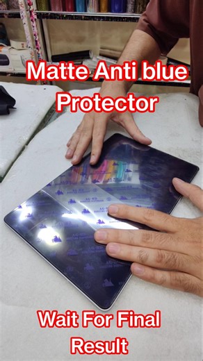 Matte Anti Blue Protector on Tablet | Full Installation Guide