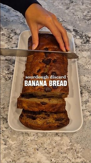 sourdough discard banana bread 🍌🍞
