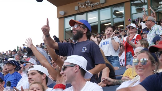 From all us here with the Bulls, we cannot thank y'all enough for once again making Durham Bulls Athletic Park a place like no other this year. We love you all, and cannot wait to see you again soon 💙🧡 | Durham Bulls Baseball Club