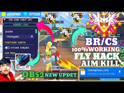 THE KING CHEATS V214 - v215 | NEW HACK 2026 | THE KING X APK MOD MENU | HG CHATS HACK | FF INJECTOR💀