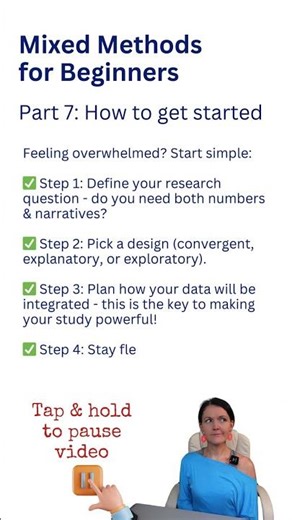 Mixed methods research - how to get started