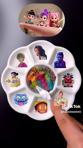 KPop Demon Hunters: Color Mixing Techniques