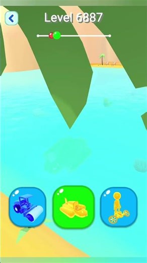 Shape shifting2 game level #6887 hyper casual game #shapeshifting #gameplay #gaming #shortvideo...