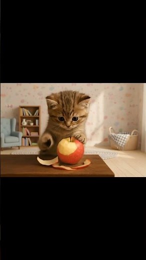 Magic Apple Turns Into a Cat! 🍎✨🐱