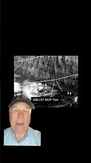 GBU-57 Massive Ordinance Penetrator or MOP Accuracy and Effects Test