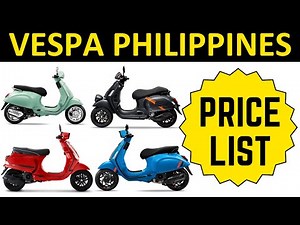 Vespa Philippines Price List 2024 | Vespa Scooter Prices | S, Sprint, Primavera, GTS Super, GTV