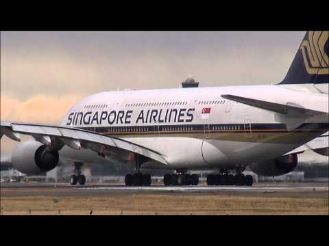 ✈✈52万回再生！！女性管制官パイロットの交信が素敵すぎる”超大型旅客機の離陸 女性管制官がかっこいい!!Singapore A380 女性管制官にSayonara Happy New Year