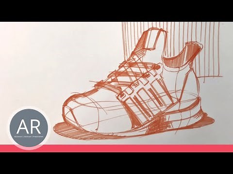Sneakers Designer werden. Die Grundlagen des Schuhdesigns. Schuhe zeichnen lernen mit Akademie Ruhr