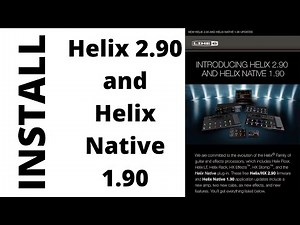 How To Install Line 6 Helix Firmware Update 2.90