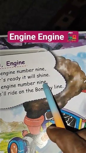 Engine Engine 🚂 peom #nurseryrhymes #poem #subscribe