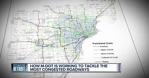 These are the most-congested stretches of freeway in metro Detroit