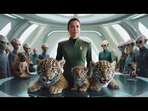 The Council Said “Bring Your Pets” — Every Alien Brought Puppies, The Human Brought Cubs With Fangs