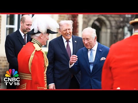 WATCH: President Trump Welcomed To Windsor Castle By King Charles | Princess Of Wales | N18G