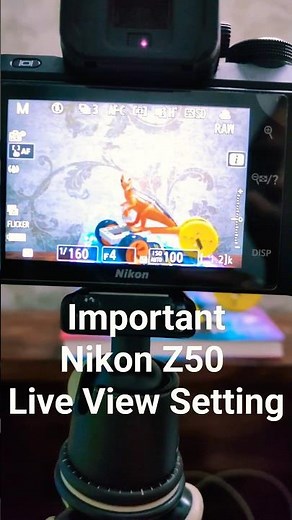 Important Nikon Z50 Live View Setting, Long video in channel #nikon #tutorial #settings #trending