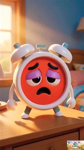 The Lazy Alarm Clock! ⏰😂 | Funny Cartoon Story