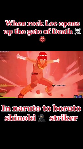 Rock Lee Opens the Final Gate in Naruto