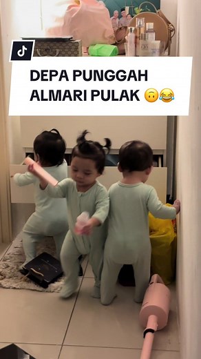 Triplets' adorable antics make mom laugh!