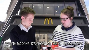 ECHO staff take the Mcdonald's chocolate on chips taste test