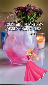 Disney Inspired Cocktails, part 1: Sleeping Beauty. #Cocktails #mocktail #disneylove disney