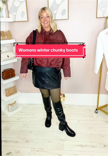 Love a good chunky boot for winter…. #winterboots #womensboots