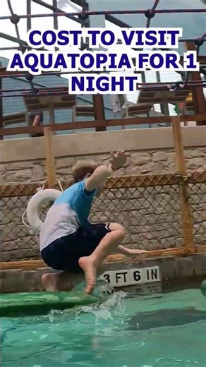 Cost to visit Aquatopia Water Park at Camelback Resort in the Poconos for 1 night #aquatopia