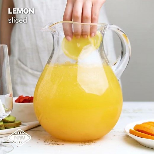 Sparkling summer fruit punch