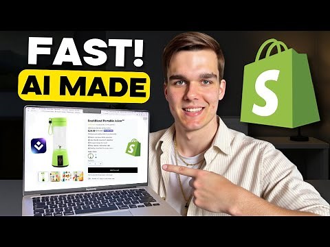 How to Make a Shopify Store with AI in 2025 | FAST & Easy Tutorial