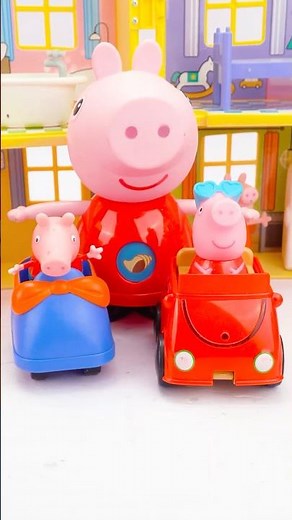 Peppa Pig Weebles Push-Along Wobbily Car ASMR Videos | Relaxing Toy #asmr #peppapig #funny