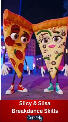 Slicy And Slisa Breakdance Skills #shorts #comedy #slicy