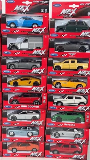 Welly NEX 1:38 Diecast Collection – Porsche, Lamborghini, VW & More