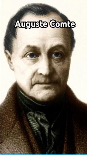 Who was Auguste Comte? Who was a founder of Sociology? Positivism #comte #sociology #positivism