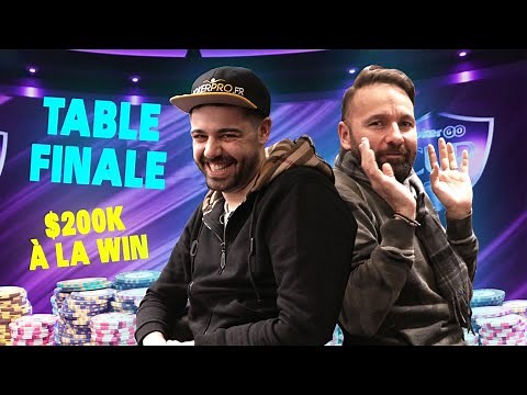 $15,000 Buy-in Tournament : FINAL TABLE next to Daniel NEGREANU