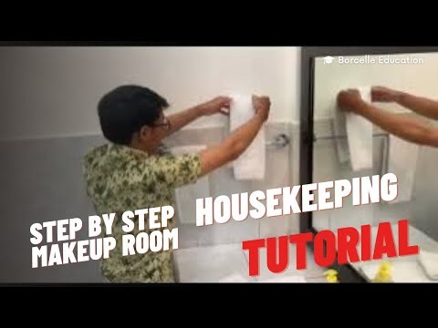 Housekeeping Tutorial Cleaning Guest Room
