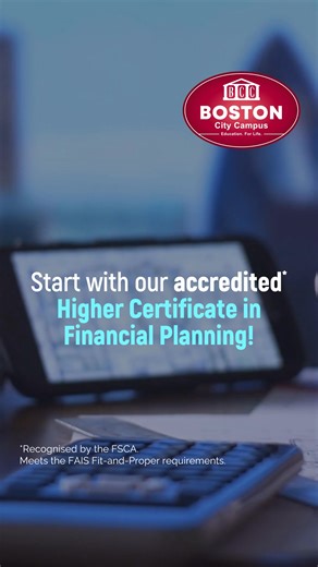 30K views · 68 reactions | Higher Certificate in Financial Planning – join the Financial Planning boom in SA! | Boston City Campus | Facebook