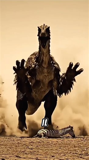 Therizinosaurus vs Lion 🦁🦖 Une seule attaque suffit…