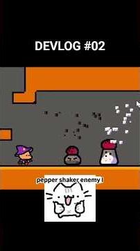 devlog02 - adding salt & pepper shakers #gamedev #indiedev #indiegame #metroidvania #pixelart