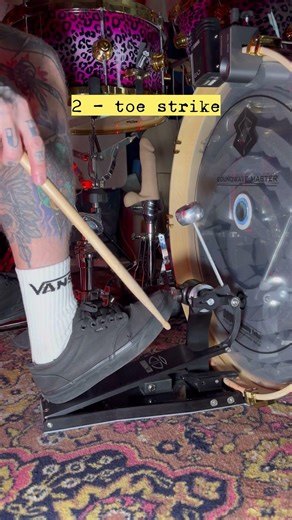 how to play fast doubles on a single pedal heel-toe technique